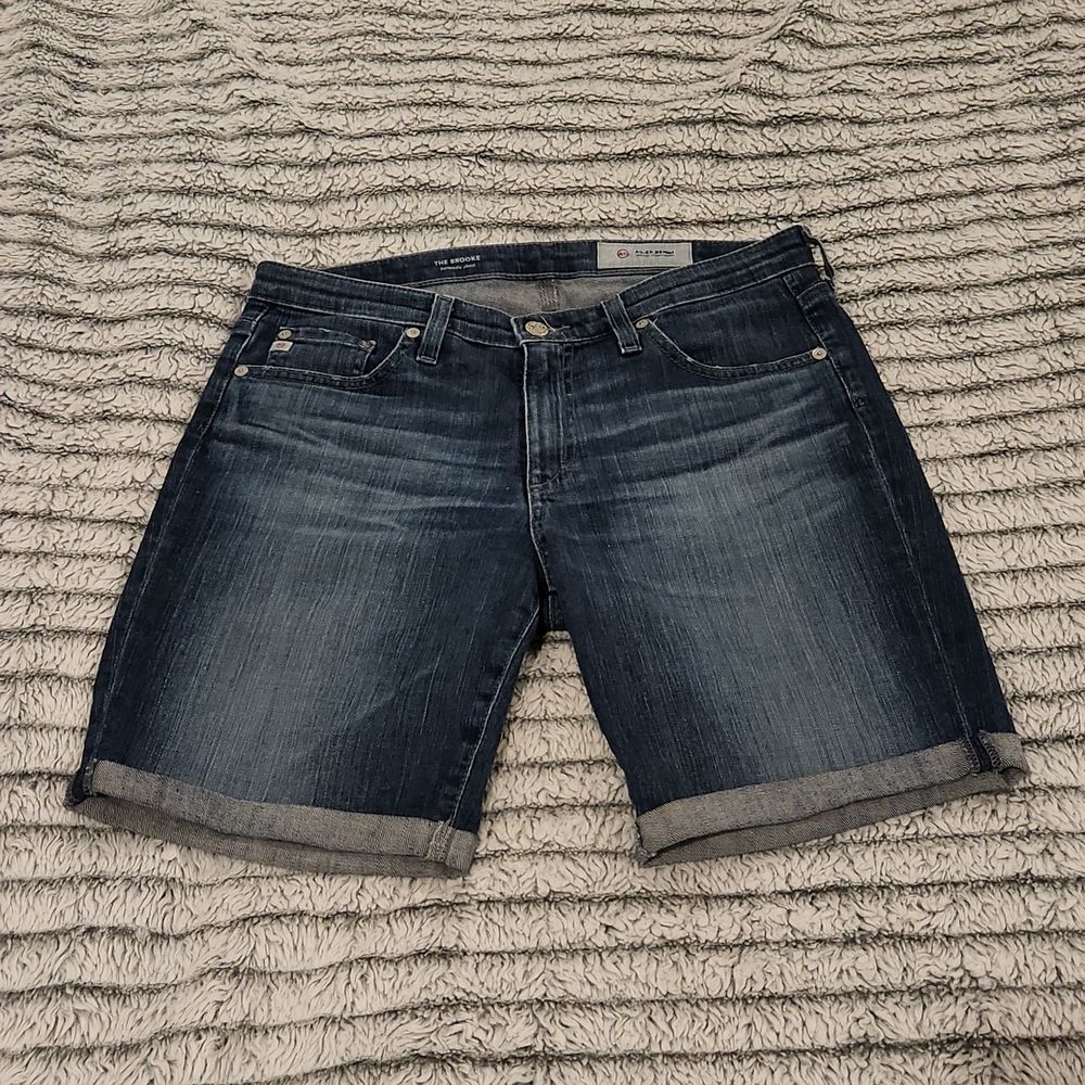 Dark wash AG "the brooke" jean bermuda shorts size 29